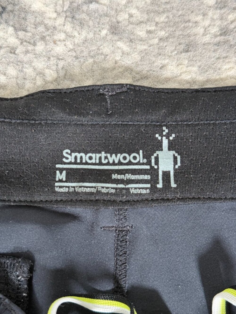 Smartwool Merino Wool Charcoal Sport Shorts - Picture 4 of 6